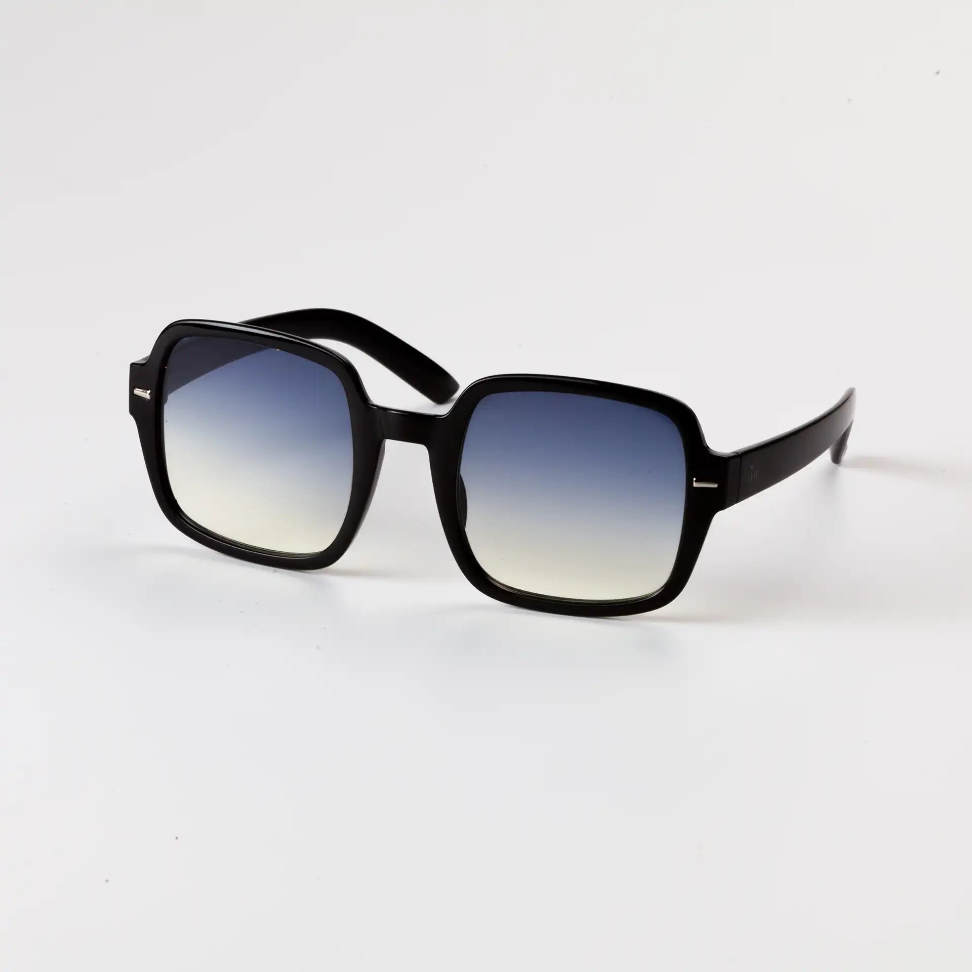 Furab Mavi Beyaz Degrade Kare Çerçeveli Kadın Güneş Gözlüğü